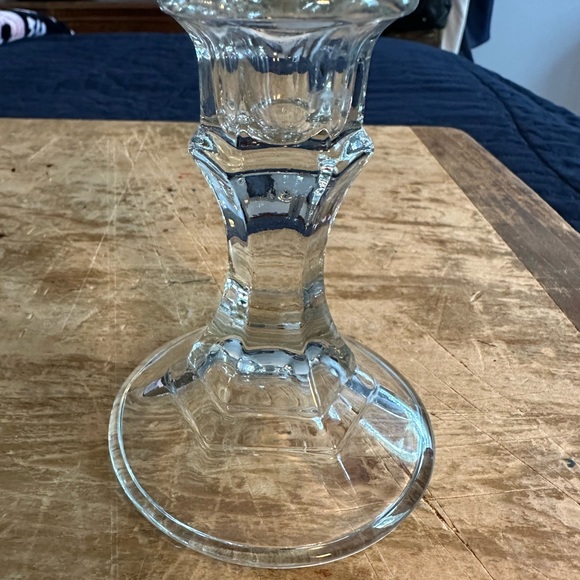 Candlesticks- Vintage Glass - Picture 4 of 6